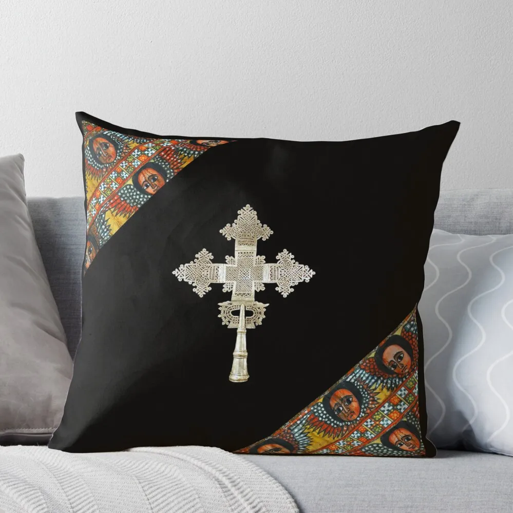 

Ethiopian Orthodox  Throw Pillow autumn decoration Marble Cushion Cover Sofa Cushions