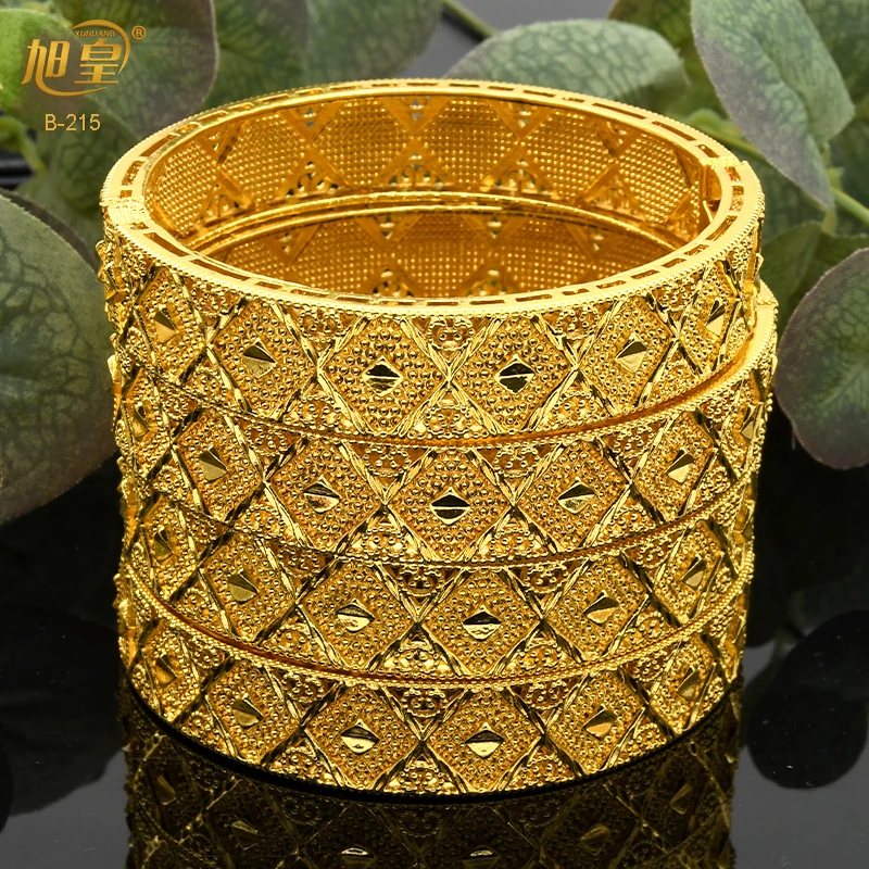 Dubai Charm Harte Armbänder Armreifen Für Frauen Vergoldet Indisch Afrikanisch Äthiopisch Arabisch Hand Schmuck Hochzeit Geschenke