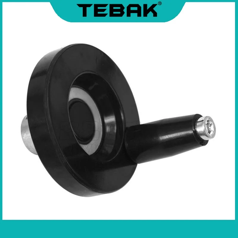 

T8 T10 Plastic Handwheel 80MM 63mm Alloy Lathe Milling Machine Inside Ripple Hand Wheel with Rotating Handle Machine Accessories