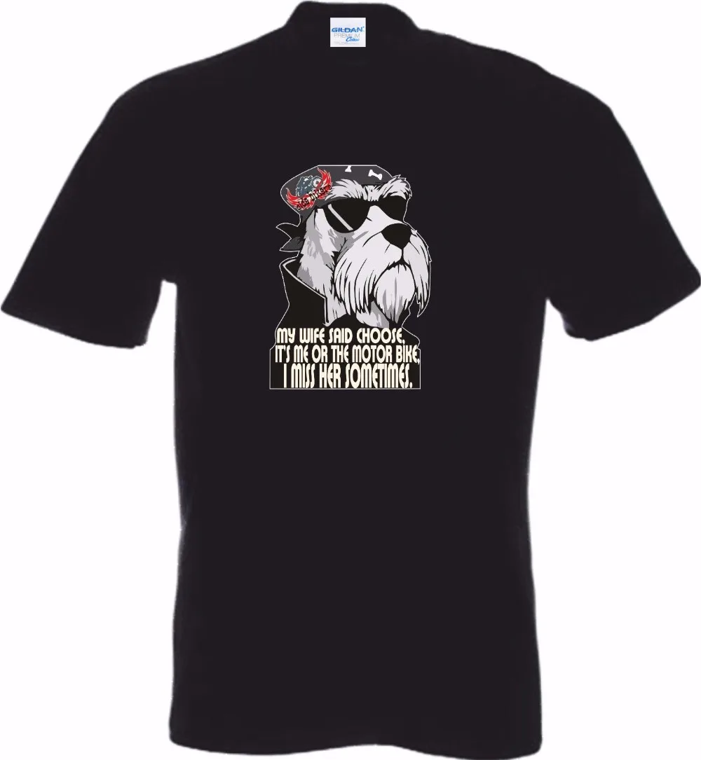 

Новинка, Мужская модная хипстерская летняя футболка с изображением старых велосипедистов, моя жена сказала «Выбор ее или мотоцикла», забавная ретро-футболка для поездок