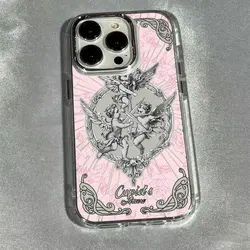 Retro Luxury Cupid Angel Phone Case - Elegant Design with Protective Features - Samsung A32 4G (LYK - 255LY0729501)