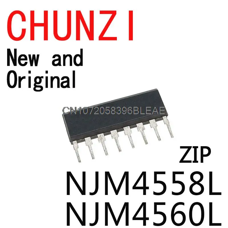 5 шт. новые и оригинальные NJM4558 NJM4560 4558L 4560L ZIP NJM4558L NJM4560L (art.: 3920bfad65ca2) - 3920bfad65ca2