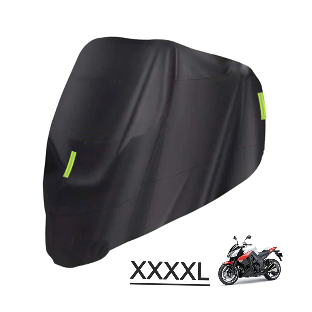 Universal Motorcycle Cover All Season Waterproof Outdoor Protection Against Dust Debris Rain Weather(M-XXXXL) 210D Oxford cloth