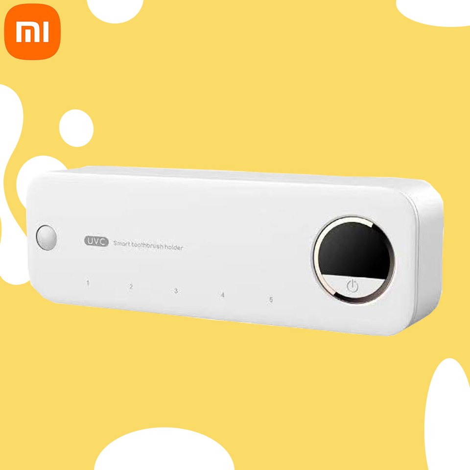XIAOMI Toothbrush Shaver Storage UV Sterilizer LED Display Rechargeable Toothbrush Holder Wall Mounted with Bathroom Accessories