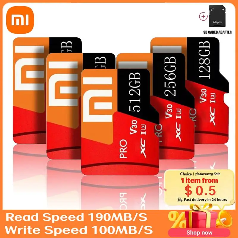 Xiaomi Micro Tf Sd Card 64Gb Extreme V30 A2 C10 4K Memoria Video Campatible Per Nintendo Switch Osmo Action Gopro Camera Sd Card 