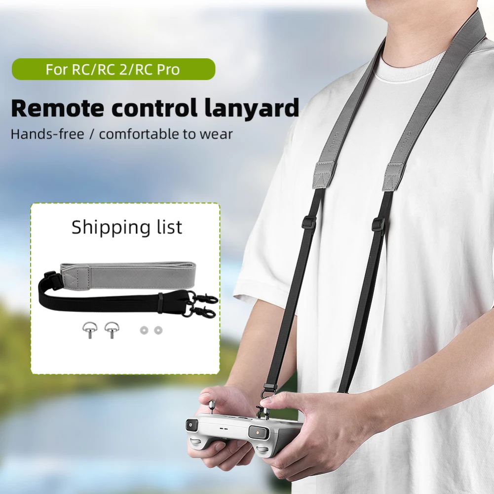 

Neck Straps High-Grade Shoulder Lanyard Neck Strap Compatible For DJI RC 2 RC Pro Mini 3 Pro Mavic 3 Air 2S Remote Controller