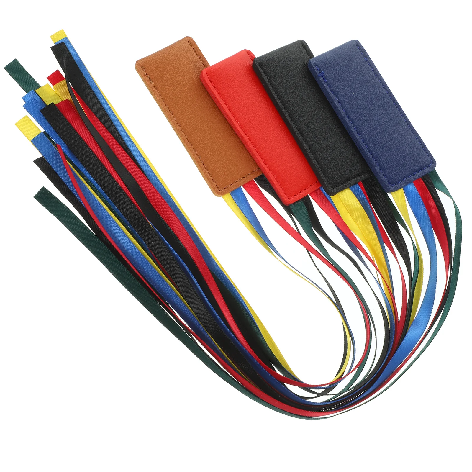 4Pcs Ribbon Bookmarks Easy Insert Decorative Ribbon Book Page Holders for Students Office Use Page Mark