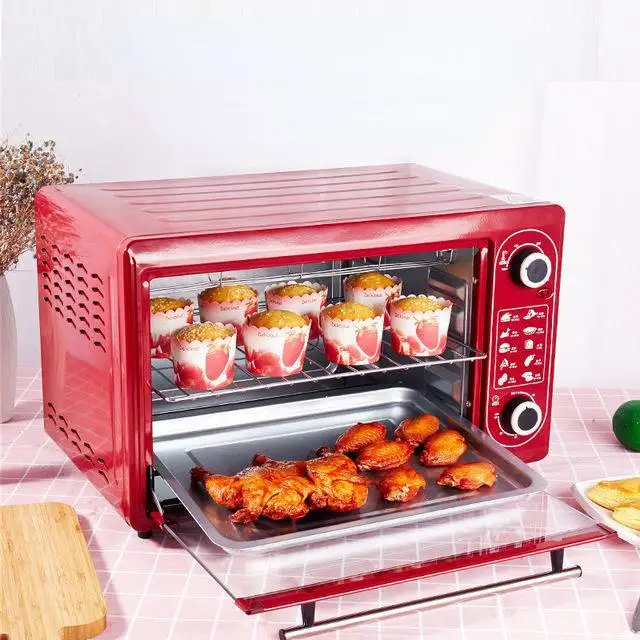 110V /220V 2000W fully automatic Electric oven home air fryer multi-functional baking 48L pizza oven cocina Oil-free cuisine