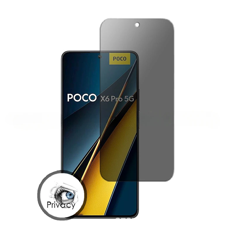 

Антишпионское закаленное стекло для Xiaomi POCO X6 Pro, защита для конфиденциальности экрана для POCOX6 Poco X6Pro PocoX6, защитная пленка