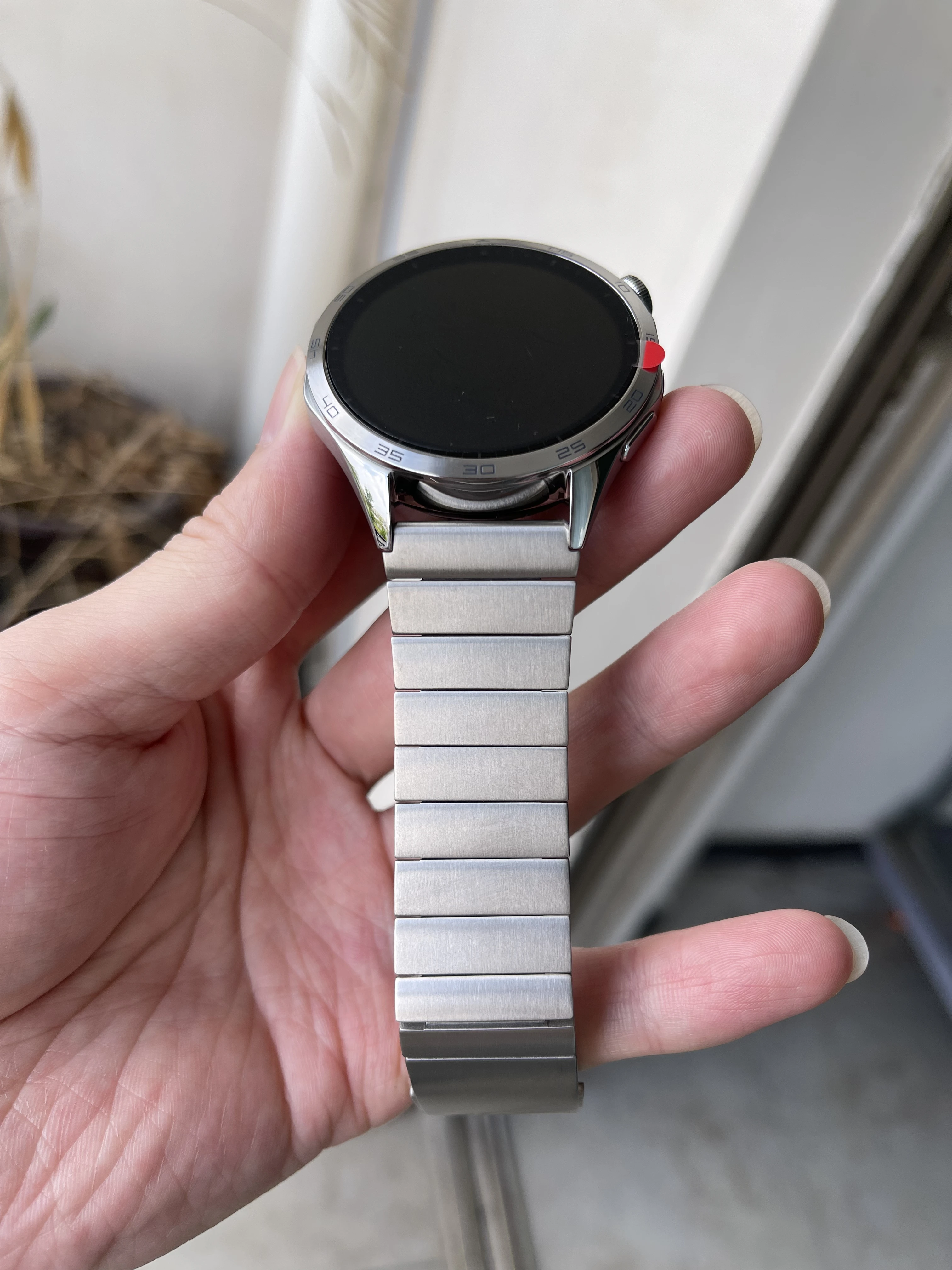 

GORPIN для HUAWEI GT4 46 мм ремешок для часов, титановый металлический ремешок, серебристо-серый