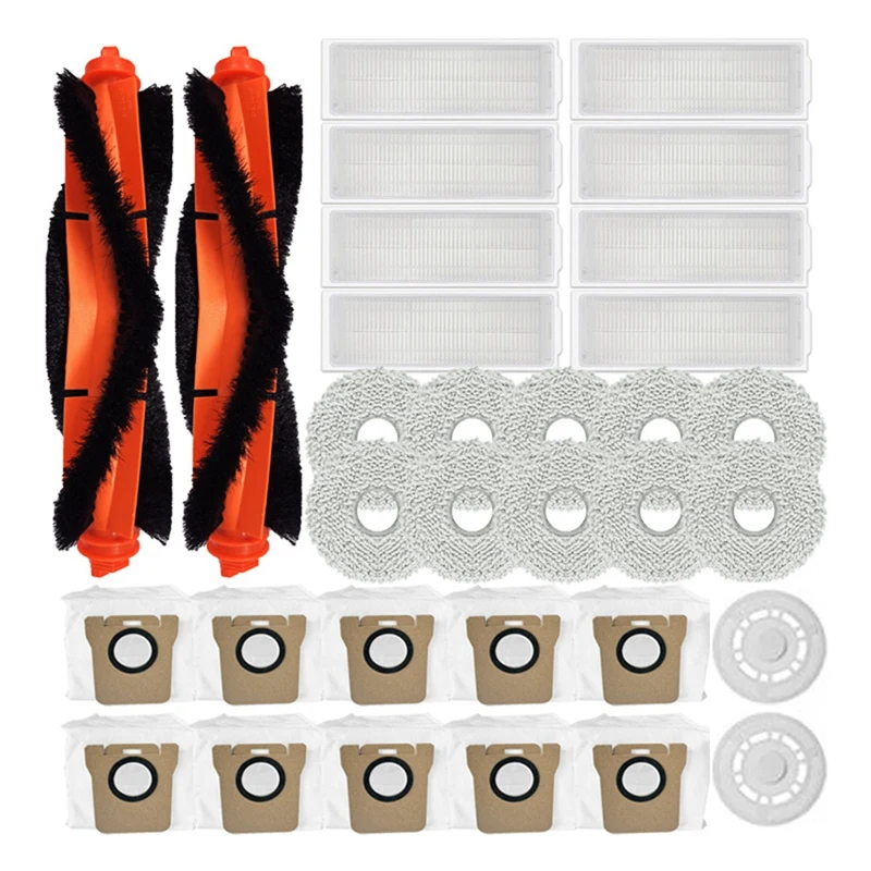 

Accessories for Xiaomi Mijia M30 Pro/C107 Replacement Roller Main Side Brush Hepa Filter Mop Cloth Dust Bag Parts A