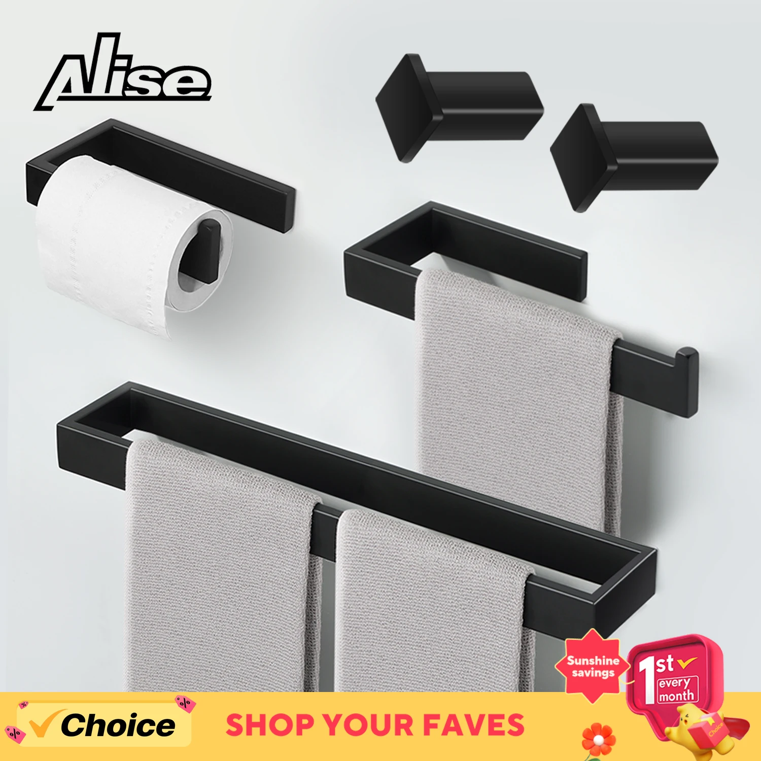 Toilet Paper Holder Bathroom Hardware Accessories Bathroom Hardware Set Bathroom Hardware Set Matt Black Wall Mounted Toilet Roll Paper Holder Robe Hook Hanger Towel Rail Bar Rack Ring Accessories