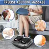 Foot Massager Shiatsu Kneading Deep Tissue Relax Heated Roller Calf Pain Relief Fatigue Muscles Vibrator Machine Health Relief 1