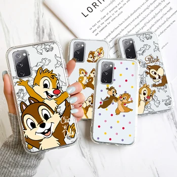 디즈니 칩 데일 만화, 삼성 A53 A52 A54 A13 A12 A32 A71 A33 A73 A72 A51 A23 A03 5G 투명 휴대폰 케이스 커버