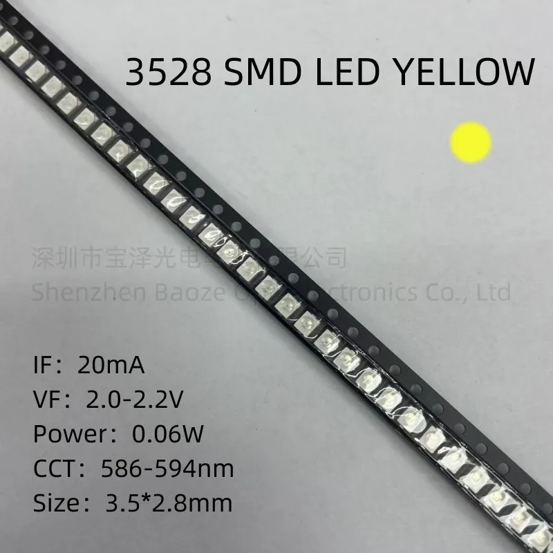 รูปสินค้า LED หลากสี 100 ชิ้น สำหรับงานไฟฟ้า