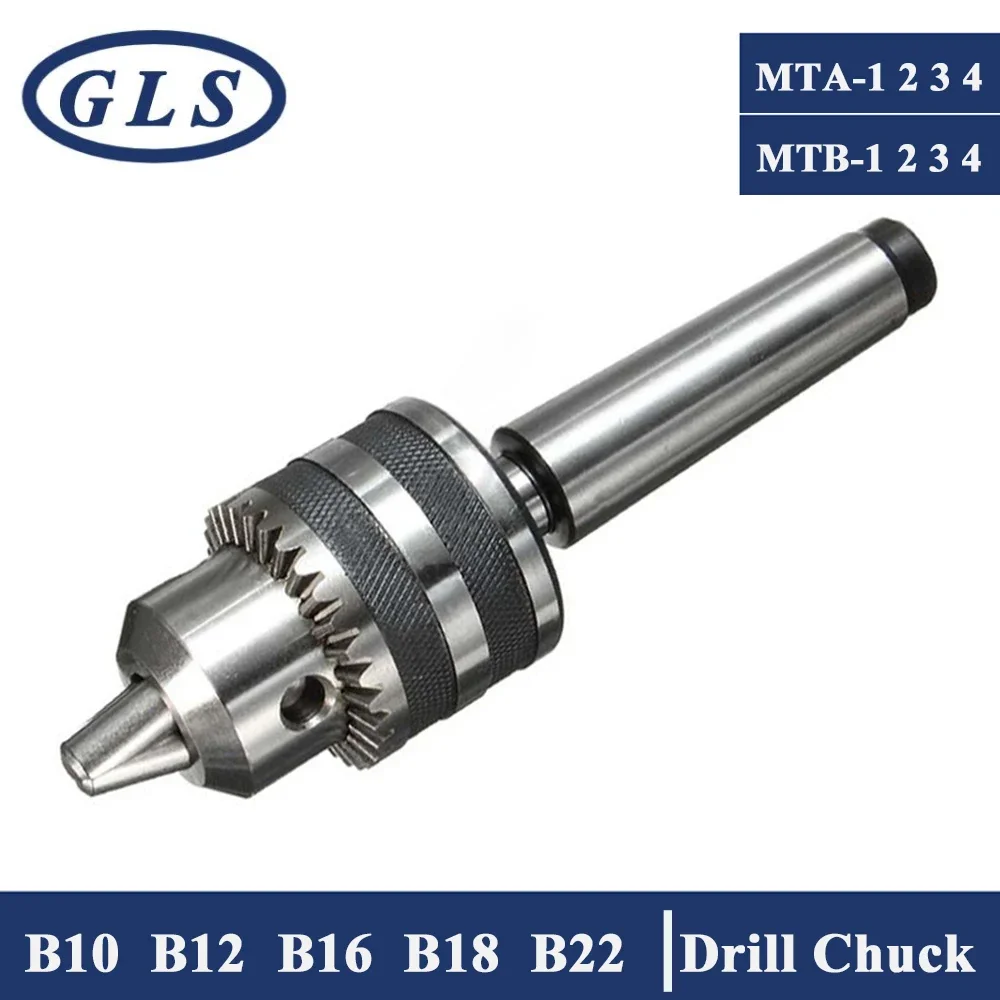 B10 B12 B16 B18 B22 0.6-6mm MTB1 MTB2 MTB3 MTB4 Morse Connecting Rod Drill Chuck CNC Drilling Machine Wood Sleeve Drill Chuck drill chuck