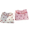 Strawberry Small Dog Clothes Summer Breathable Clothing for Cat Cute Dog Clothing for Small Dog Vest Ruffled Collar Pet Clothes 5