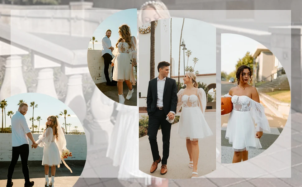 Vestidos de fiesta con mangas abullonadas