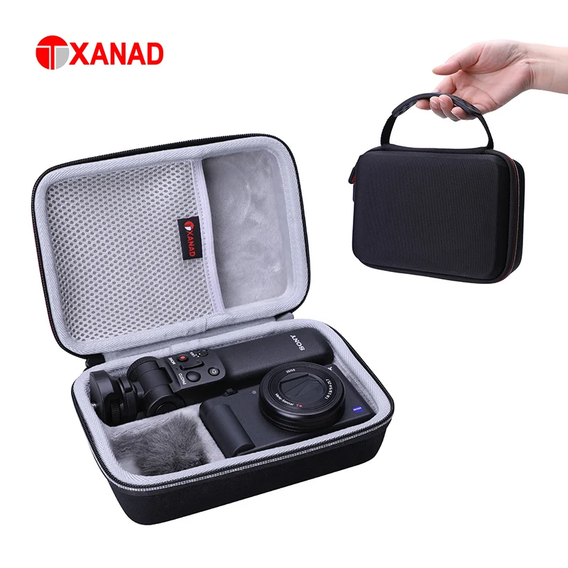 Xanad-estojo Rígido para Câmera Transporte de Proteção Bolsa de Armazenamento Adequado para Câmera Sony Zv1 e Zv1 ii Único Estojo