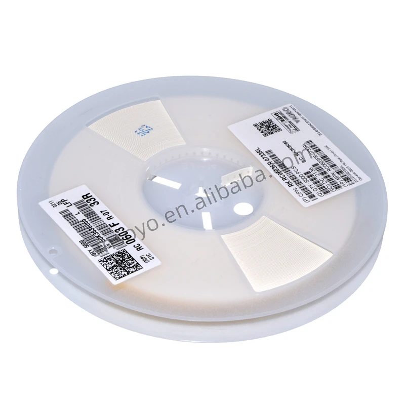 

5000PCS RC0603FR-0733RL 100mW 1% 33Ω 0603 Chip резистор