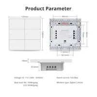 Zemismart Zigbee 4 gang Switch Scene Switches 6 Gangs Interruptor Neutral Required Work with Tuya Hub Alexa Google Home Voice - Image 6