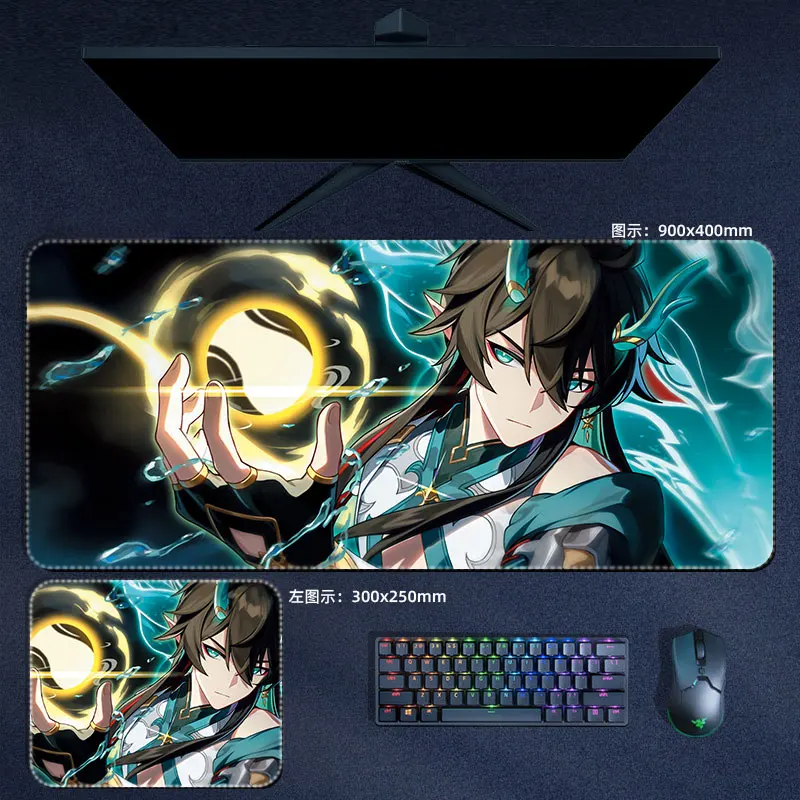 Imbibitor Lunae Blade Luocha Mouse Pad Teclado de Computador Acessórios de Jogos Anime Tapete de Mesa Honkai Star Rail - Imagem 2