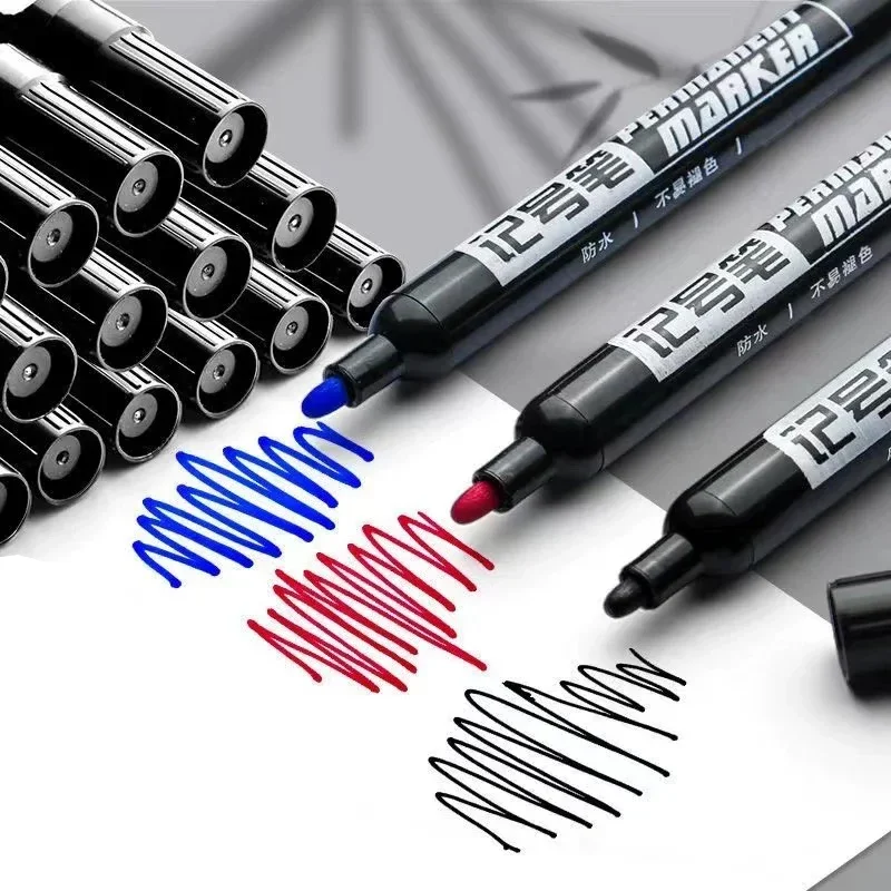 Permanent Markers Writing Pens Graffiti Marker Pen for Tire Fabric Wood Leathern Art 10PCS