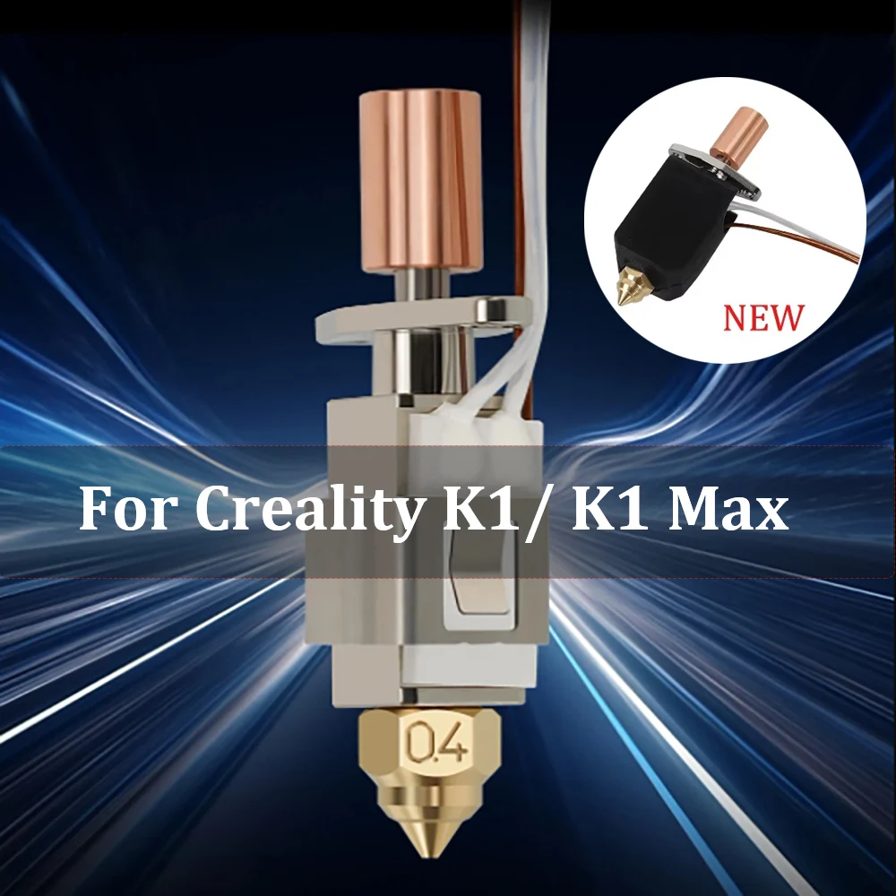 Creality Hotend CR-M4 K1 K1 Max Ender-3 v3 KE 핫엔드 노즐 Placted Copper 용 세라믹 가열 블록 용 핫 엔드 업데이트 키트