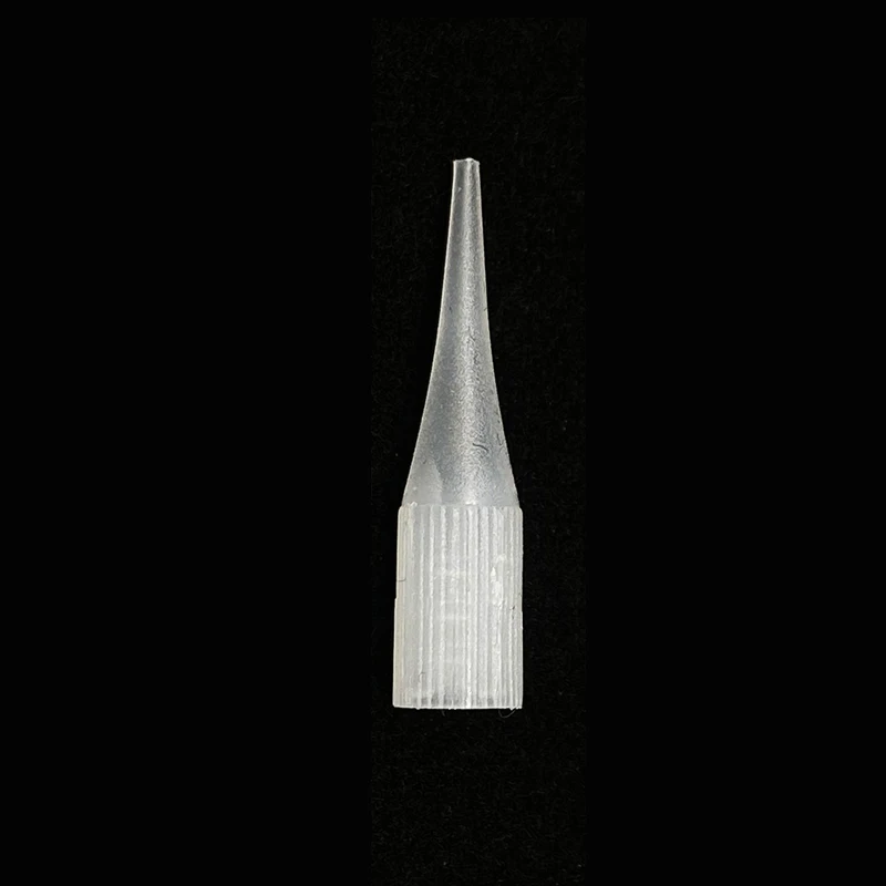 50pcs/bag 1RL Needle Tip Permanent Makeup Tattoo Machine Sunshine Giant Sun G-8650 G-9740 Eyebrow Tattoo Needle Caps Nozzle Tips