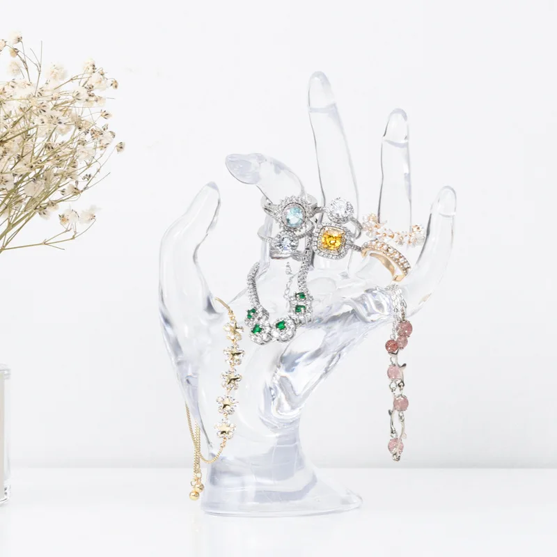 

Transparent OK ring display rack Jewelry store display rack jewelry rack hand model bracelet prop counter display pieces shelf