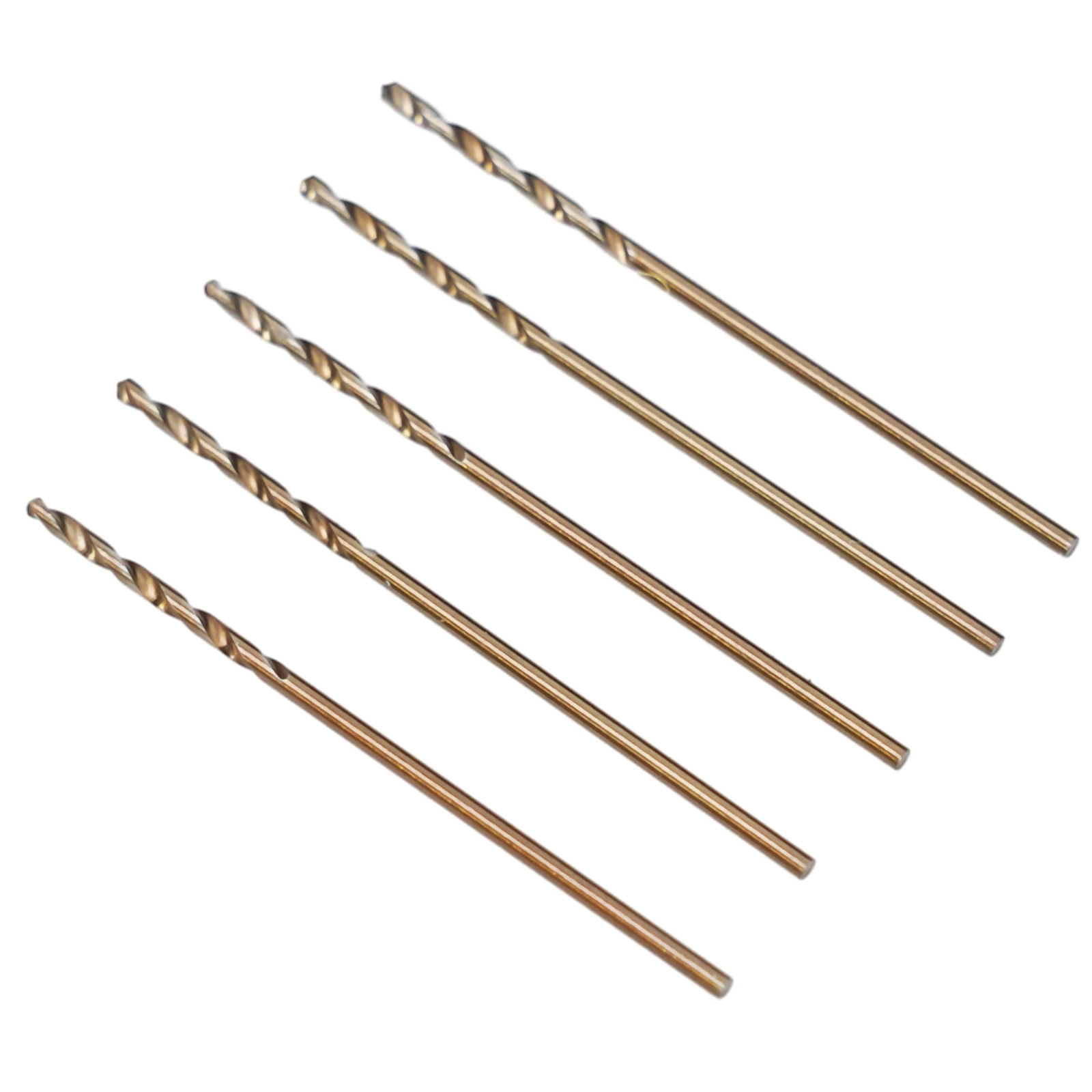 3-Piece Cobalt Drill Bit Set - 1/4" X 6" M35 Aircraft Extension For Steel & Metal