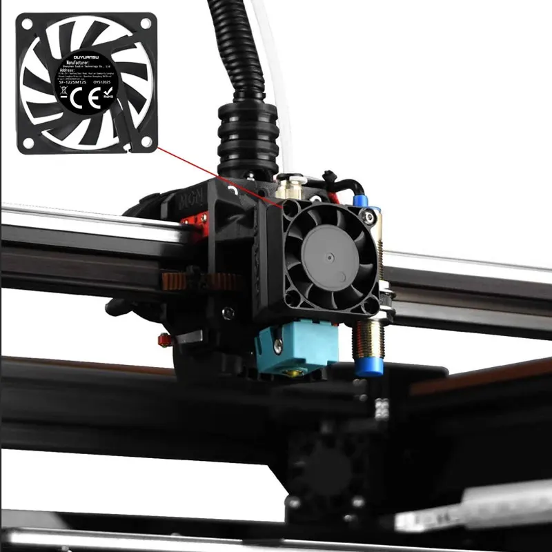 40mmx40mmx10mm 50mmx50mmx10mm 60mmx60mmx10mm 5V 2Pin DC Cooling Silent Fan CPU thumbnail 7