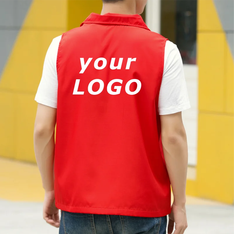 Veste sans manches été respirante bénévole événement personnalisable logo entreprise homme femme taille 4XL