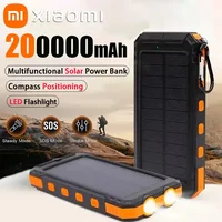 Xiaomi Solar 200000mAh Power Bank Portable Large Capacity Charger Compatible 120W Super Fast Charging For iPhone Samsun Huawei 1