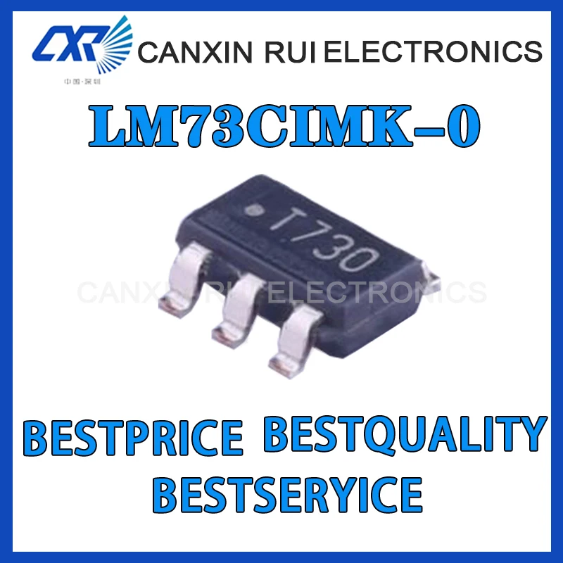 

100% new origina LM73CIMK-0/NOPB silk screen T730 temperature sensor chip SMD SOT23-6 chip