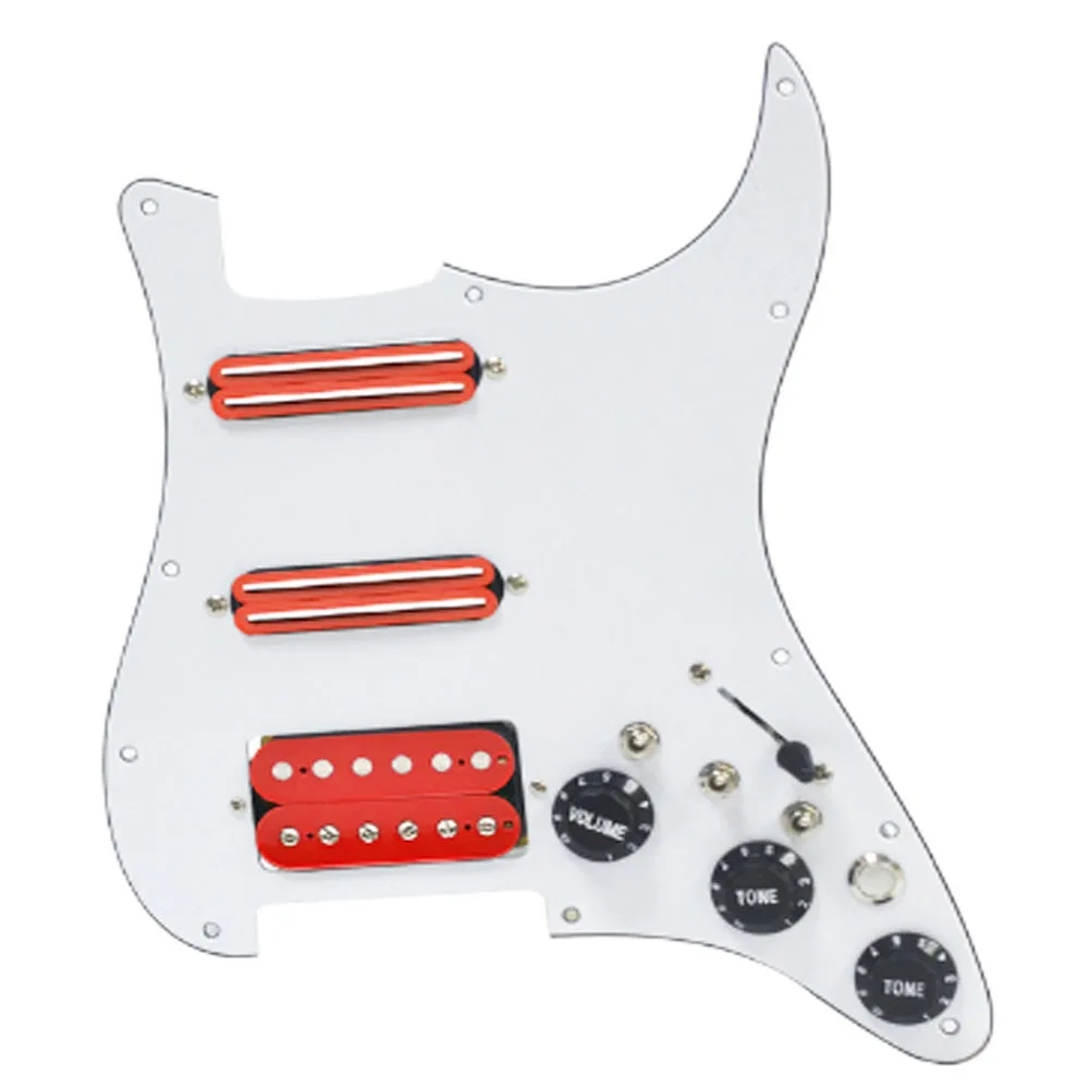 Sshギターピックアップガード配線済みの有線サイレントスイッチ