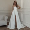 Eightree Women A-Line Wedding Dresses Strapless Side Slit Floor Length Bridal Dress Formal Wedding Ball Prom Gowns Customized 1