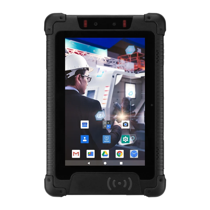 

YC-1801B 8 inch IP65 rugged tablet industrial 800*1280 resolution 2.4g/5g wifi NFC android tablet pc