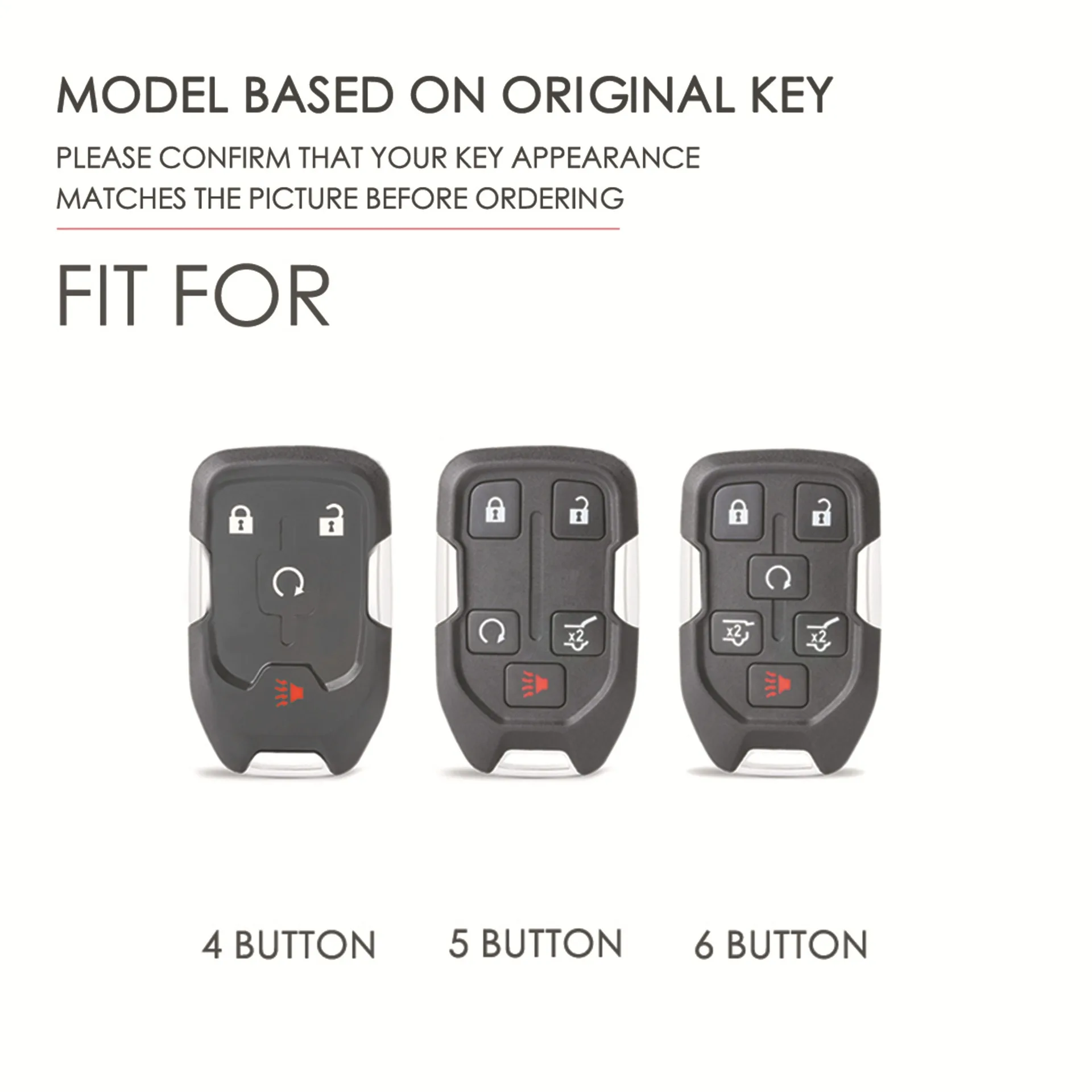 Premium Leather Remote Key Case Cover