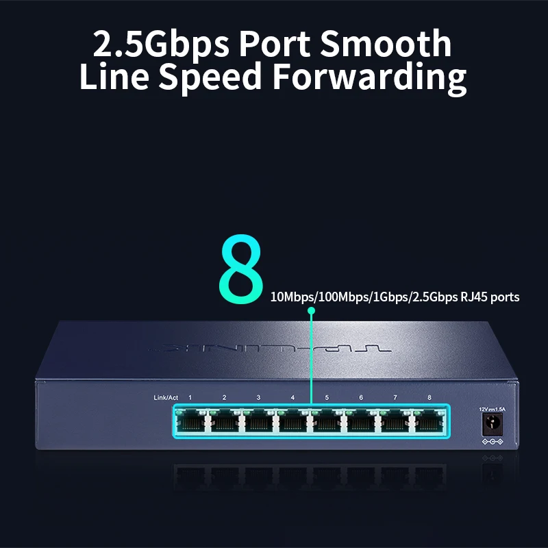 Tp-link Switch 2500mbps 2.5g Switch 2.5gbps Switch 2.5gb Switch 2.5 Gigabit  All 5*2.5gb RJ45 Ethernet TL-SH1005 Plug and Play - AliExpress