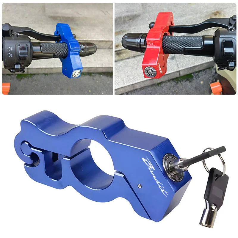 

For GSF 250 600 600S 650 650S 650N 1200 1250 Bandit 650S Motorcycle Handlebar Lock Handle Solid Lock Anti Theft
