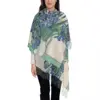 Vincent Van Gogh Irises Tassel Scarf Women Soft Art Painting Shawls Wraps Ladies Winter Scarves 1