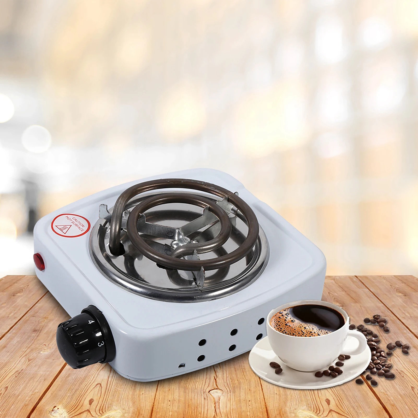 500W 220V Mini Electric Heater Stove Hot Cooker Plate Milk Water Coffee Heating Furnace Multifunctional Kitchen Appliance
