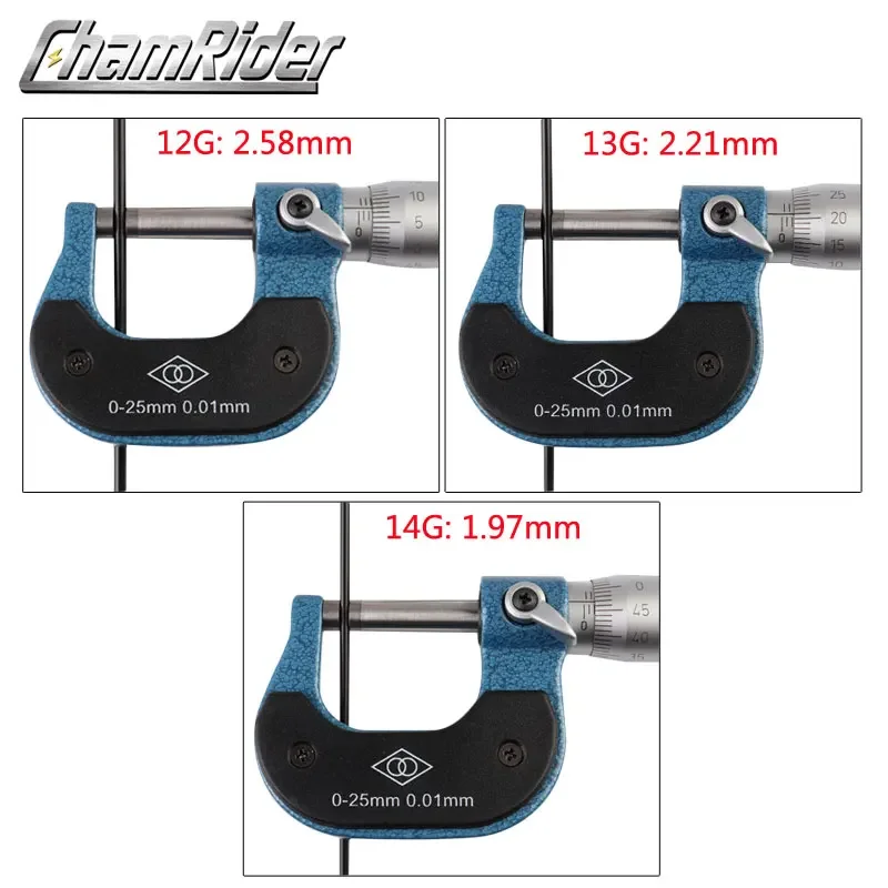 Description Picture 3 of item5PCS Customized Custom Made Spoke Radius knitting Needle Stainless Steel 12G Sliver Bicycle Electric Bike Copper Nipple