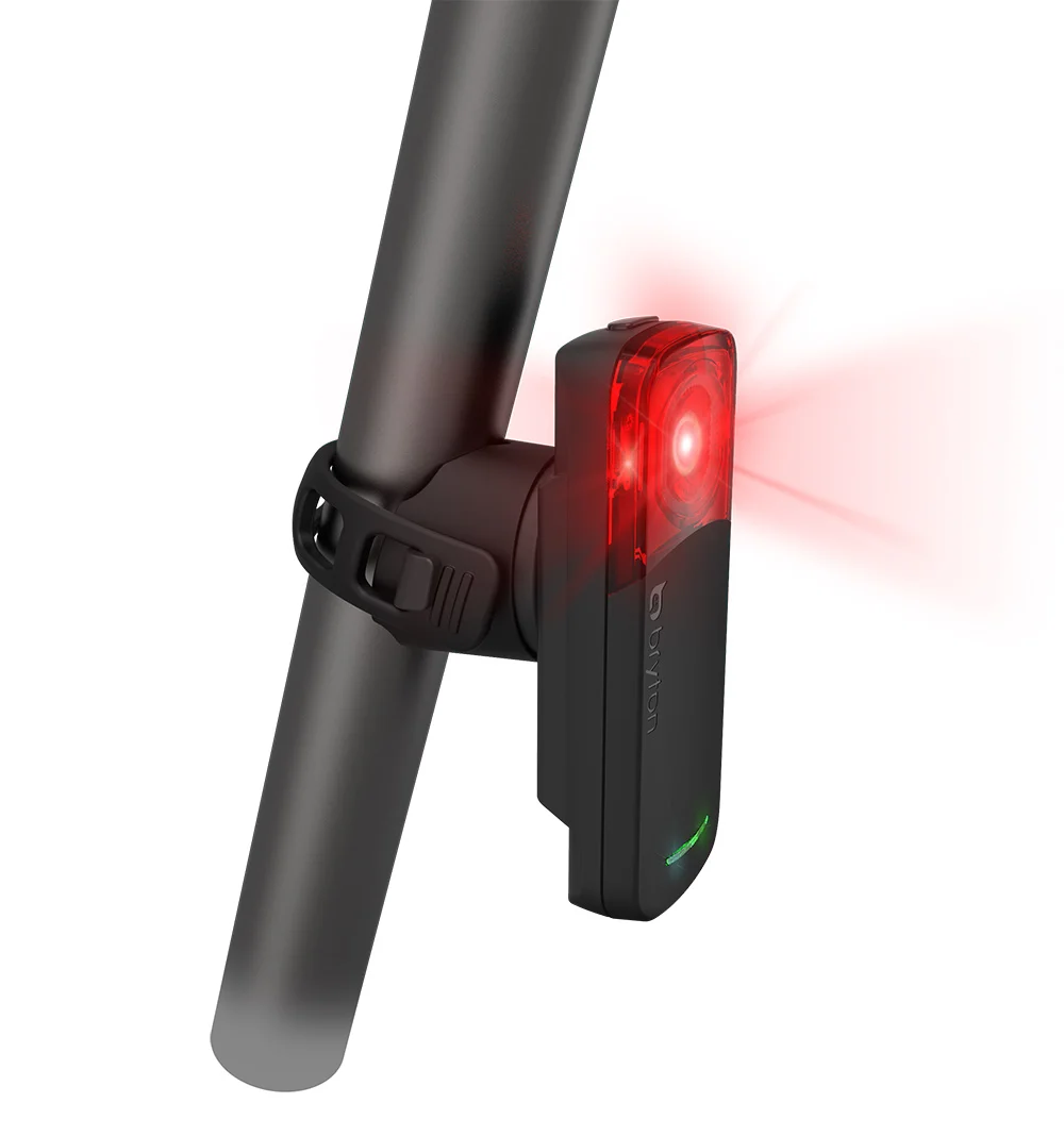 Per Bryton Gardia R300 Radar Fanale Posteriore Bici Freno Lampada Di Rilevamento Sella Reggisella Ebike Impermeabile Led Ricarica Ciclismo Fanale Post