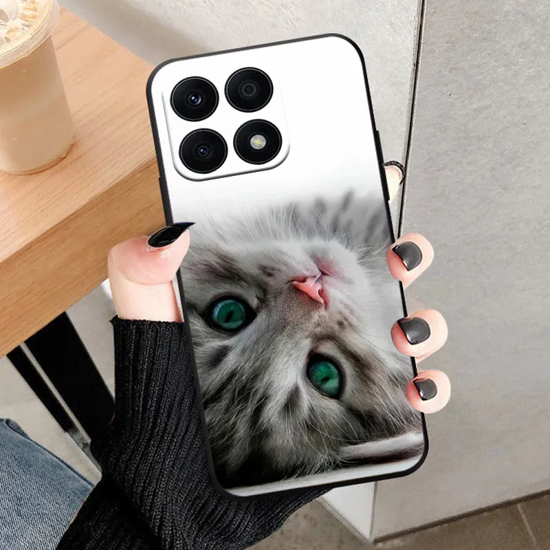Premium Silicone Soft TPU Phone Case Cover for Huawei Honor X8A - 6.7'' Coque Shell Bumper