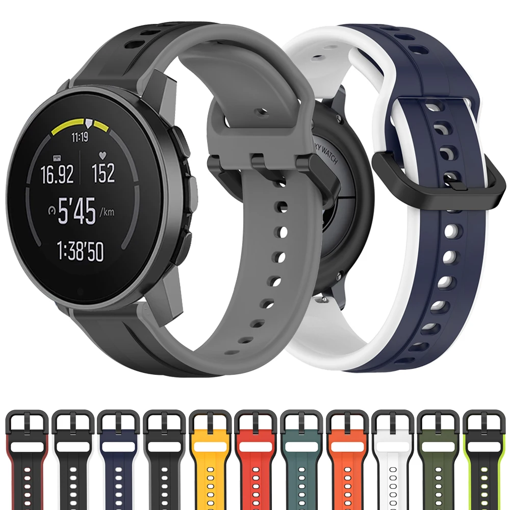 Cinturino Di Ricambio Per Suunto 9 Peak Pro/Suunto 5 Bracciale Peak Per Suunto 3 Cinturini Per Orologi In Silicone 20Mm 22Mm Accessori Per Cinturini