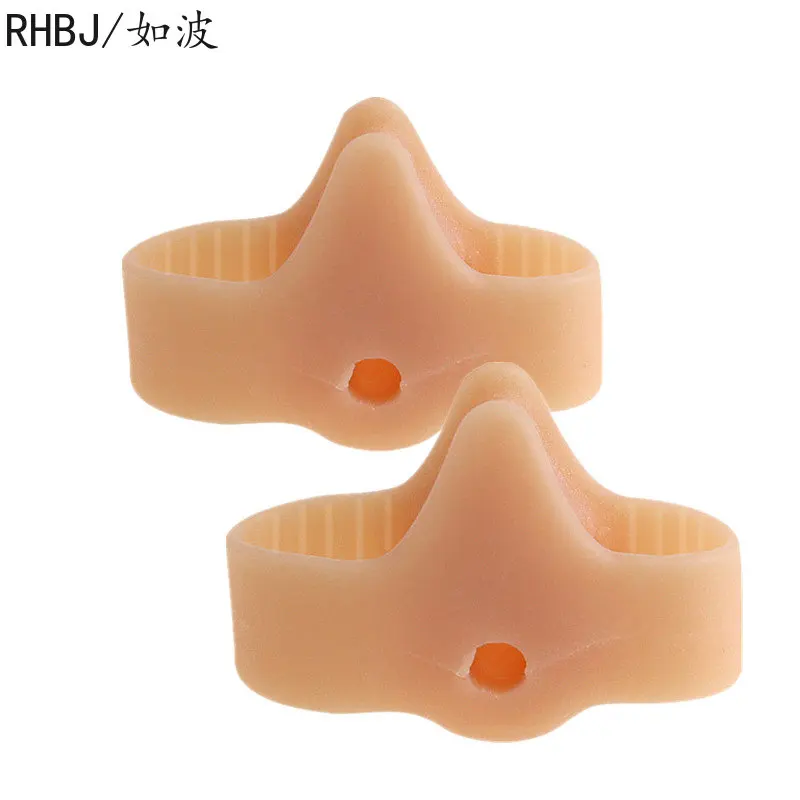 New 1pair Foot Care Tool Silicone Toe Spreader Separator Bunion Hallux Valgus Corrector Thumb Finger Correction Straightener
