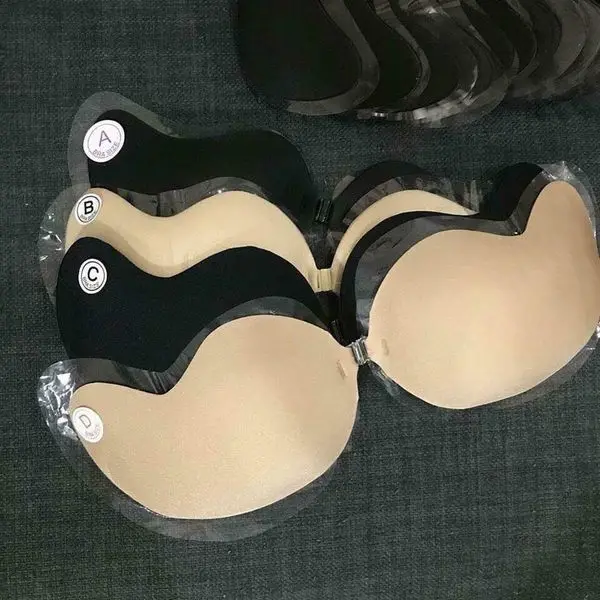 1/2pcs Invisible Sexy Mango Strapless Underwear Bra Women Silicone Chest Sticker Seamless Push Up Bralette Lingerie Nipple Cover