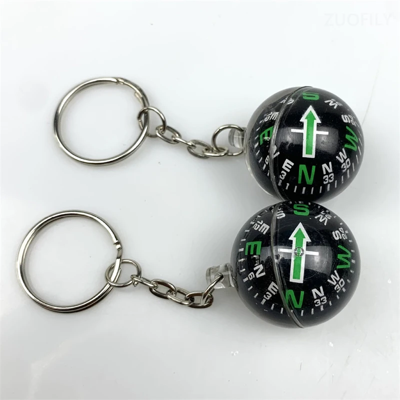 Transit Mini Compass Keychain Portable Compass Key Chain
